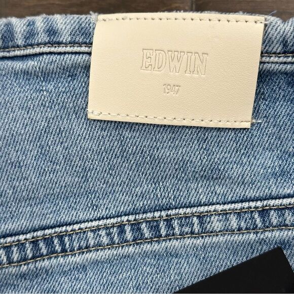 EDWIN ANTHROPOLOGIE Women’s Bound Marli Ankle Jeans in the Size 27 in Trip Blue - Picture 7 of 9